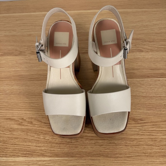 Dolce Vita Wallis Platform Heels Bone Women’s 6 - Picture 5 of 11